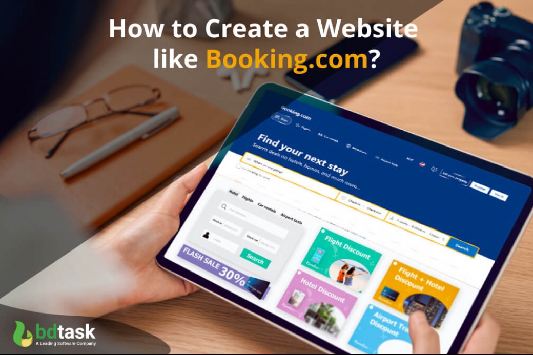 How to create a website like booking.com 